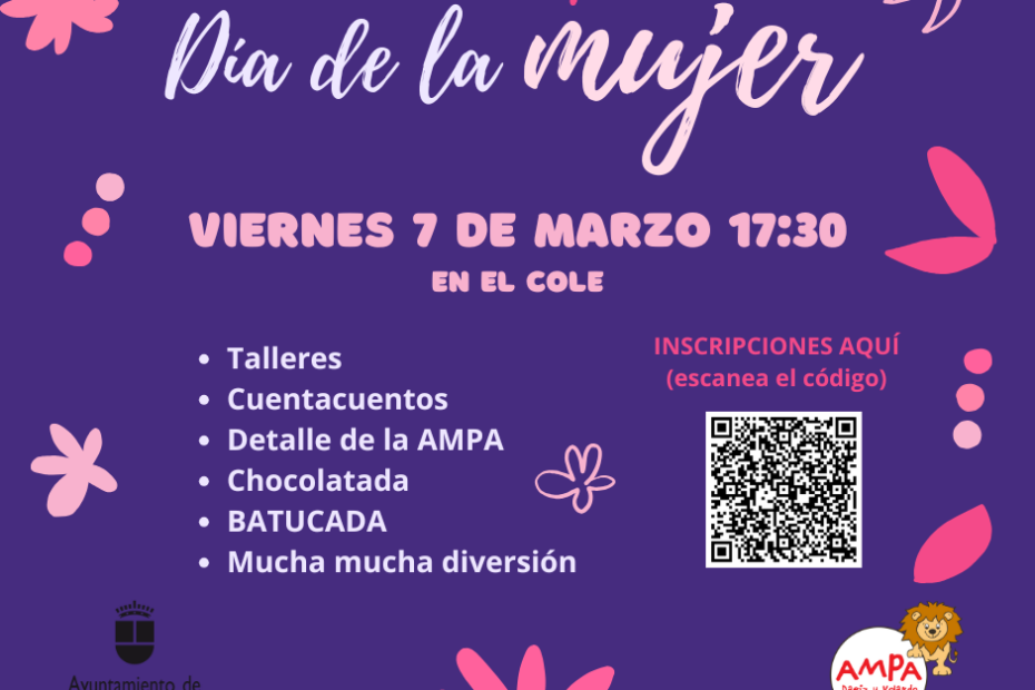 Día de la Mujer. Actividades en el colegio Daoiz y Velarde de Alcobendas